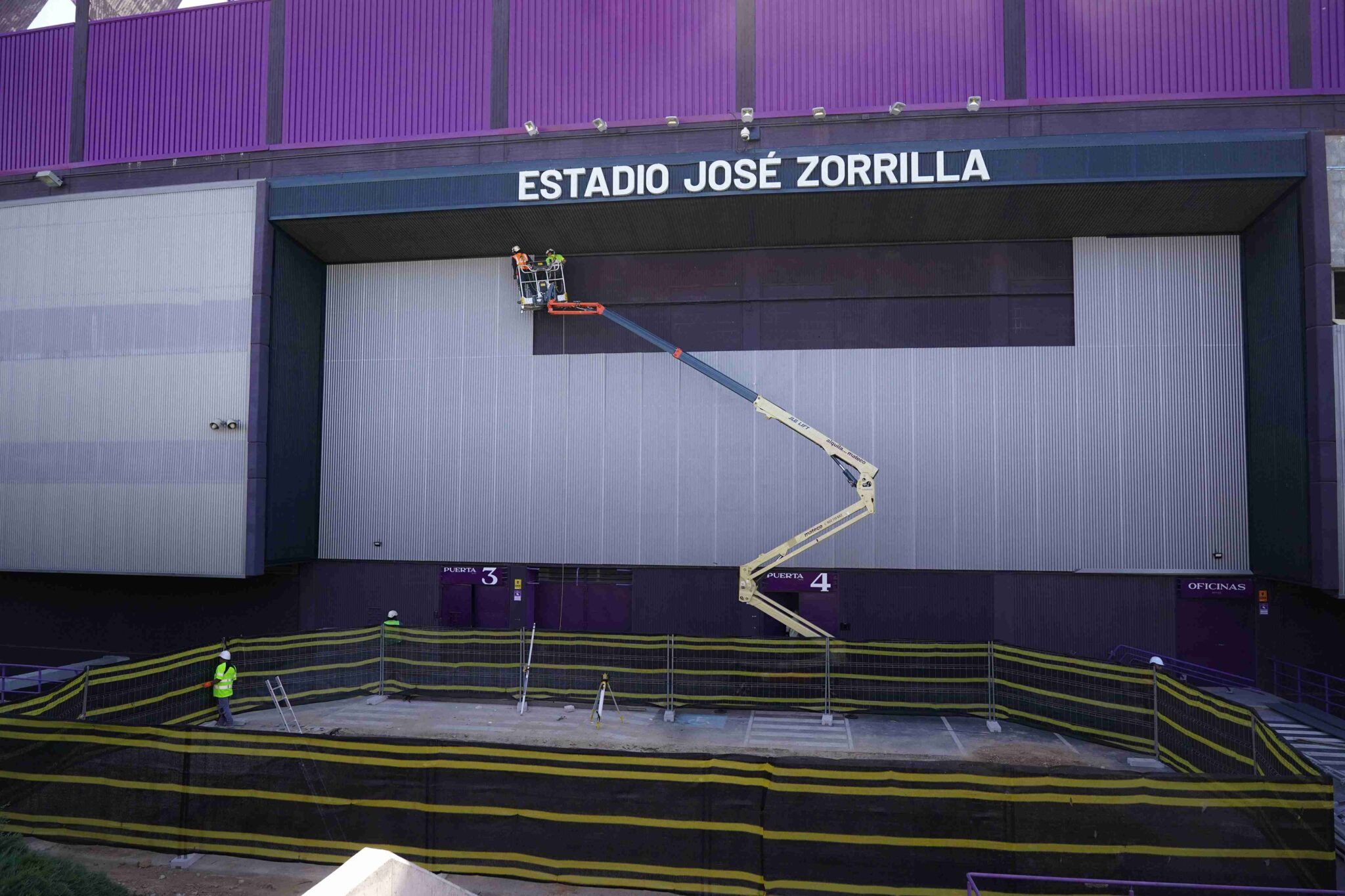 Actuaciones de INEXO en el Estadio José Zorrilla