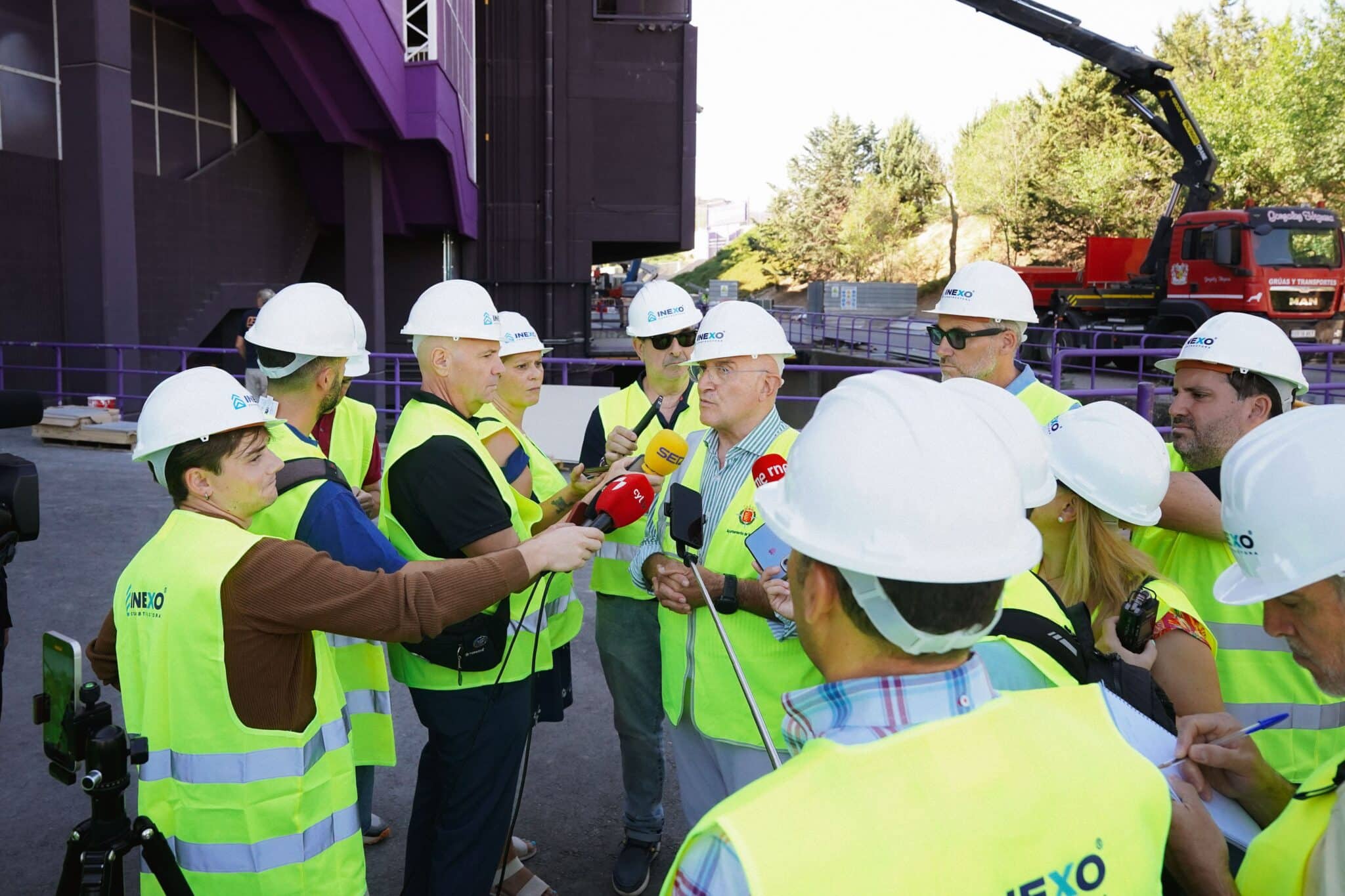 Obras en el Estadio José Zorrilla de Valladolid